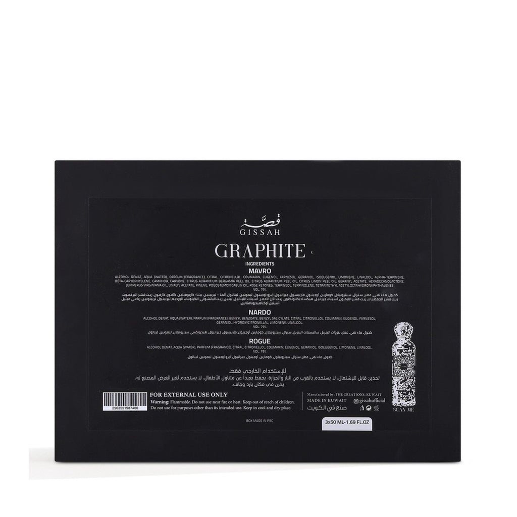 Graphite set- 3x50ml